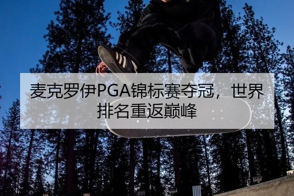 麦克罗伊PGA锦标赛夺冠，世界排名重返巅峰